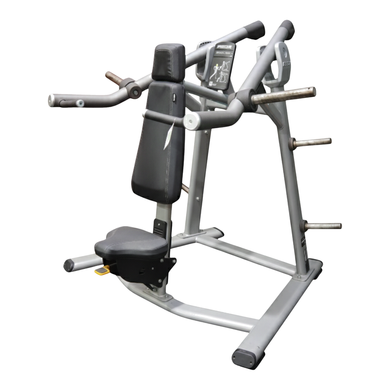 Precor Discovery Series Plate Loaded Shoulder Press (Remanufactured) — transparent background