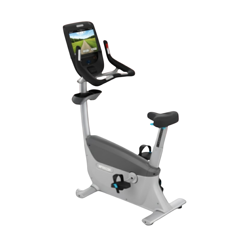 Precor UBK 885 Upright Bike w/ P82 Console