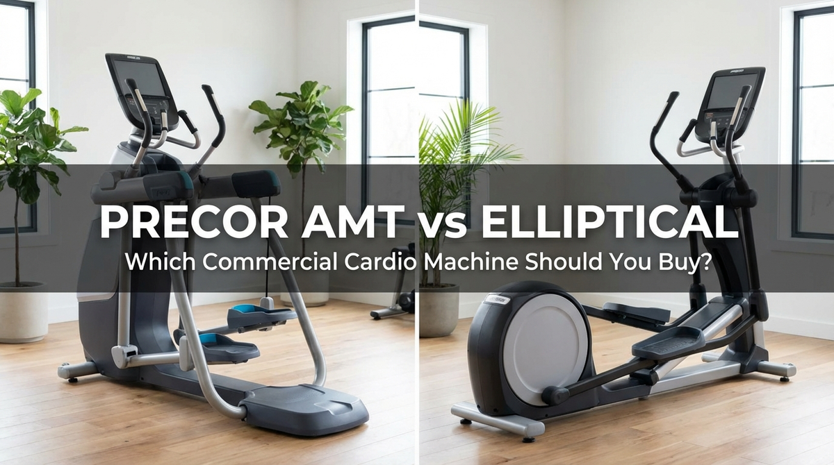 Precor AMT vs Elliptical: Which Commercial Cardio Machine Should You Buy?