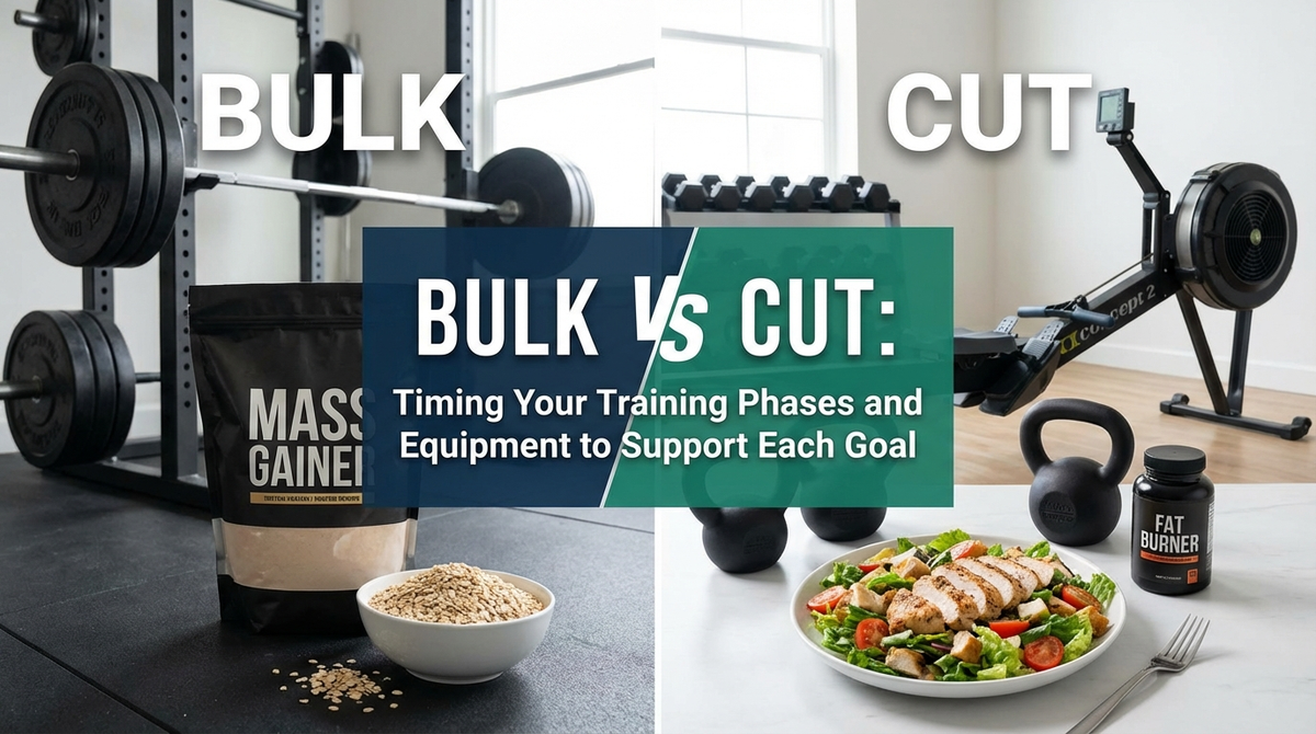 Bulk vs Cut: Timing Your Training Phases and Equipment to Support Each Goal