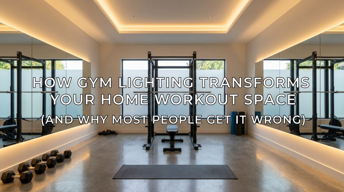 How Gym Lighting Transforms Your Home Workout Space (And Why Most People Get It Wrong)