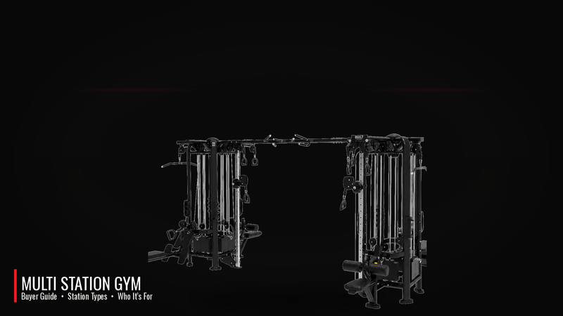 BUILT Strength Foundation Series 8 Stack Multi Station Jungle Gym in a commercial gym setting