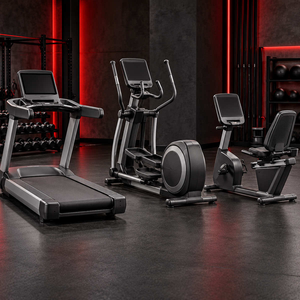Remanufactured overstock cardio treadmill, elliptical, and recumbent bike