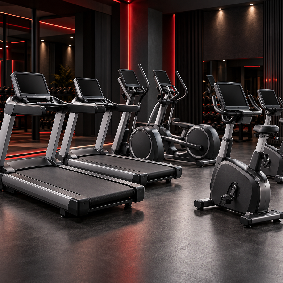 Remanufactured commercial treadmills, ellipticals, and exercise bikes