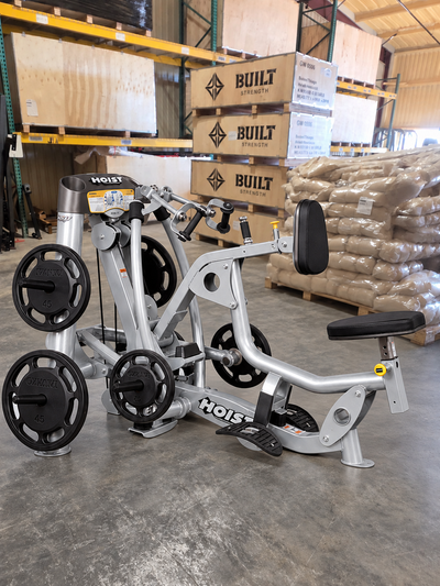 Hoist Fitness ROC-IT Plate Loaded Seated Mid Row (Remanufactured) in warehouse