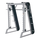 Precor Icarian Smith Machine (Remanufactured) — Silver Frame [PRE-ICR-SMITH-SLVR] — transparent background