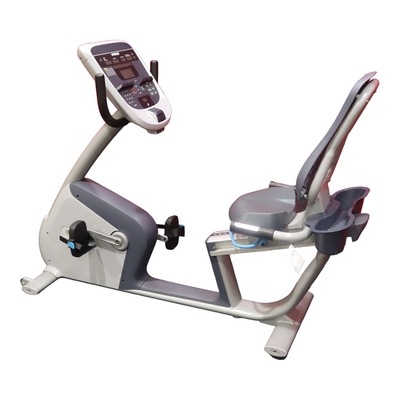 Precor RBK 835 Recumbent Bike w/P30 Console (Remanufactured) — transparent background
