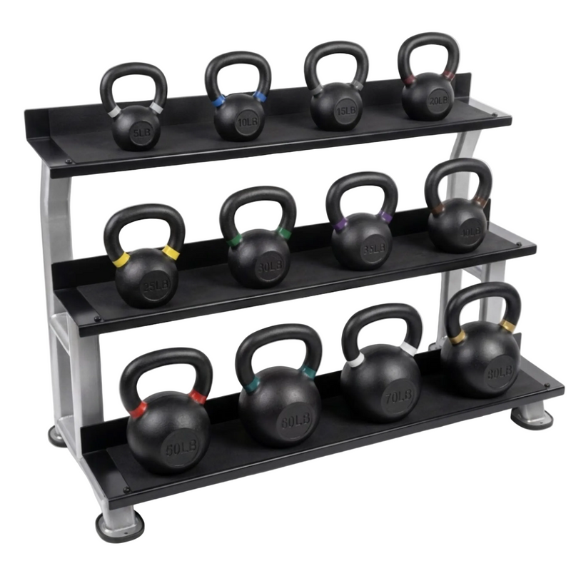 BUILT Strength Foundation Series Cast Iron Kettlebell Set