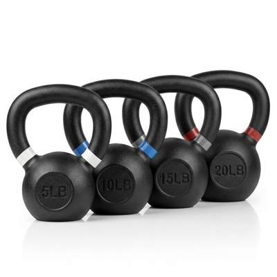 BUILT Strength Foundation Series Cast Iron Kettlebell Set