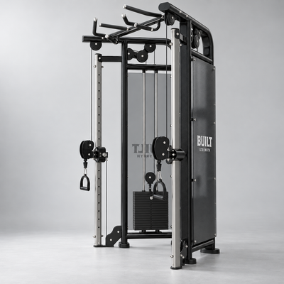 BUILT Strength Foundation Series Dual Adjustable Pulley Functional Trainer