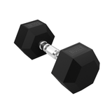 BUILT Strength Rubber Hex Dumbbells