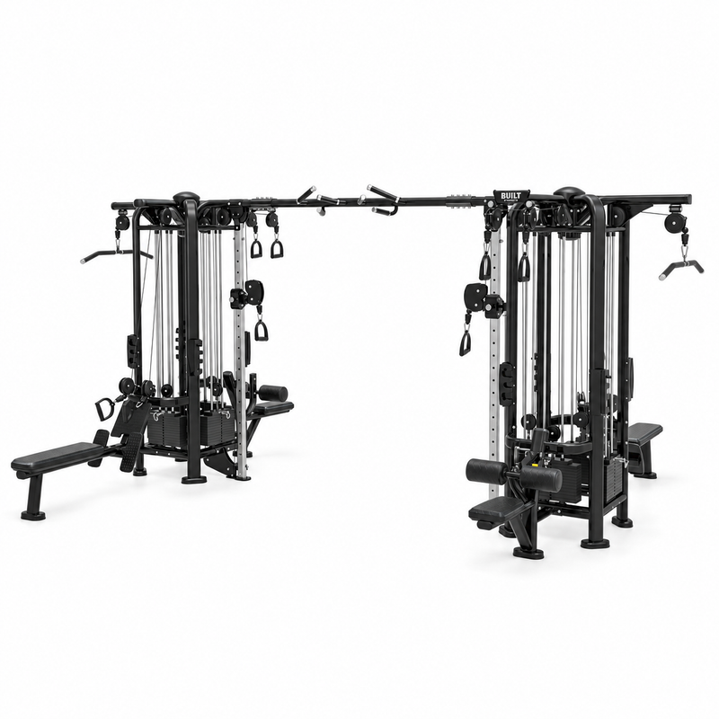 BUILT Strength Foundation Series 8 Stack Multi Station Jungle Gym