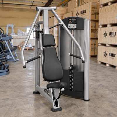 Life Fitness Signature Series Chest Press (Remanufactured) in warehouse
