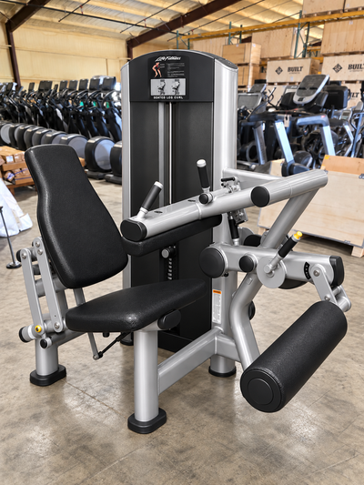 Life Fitness Signature Series Seated Leg Curl (Remanufactured) in warehouse
