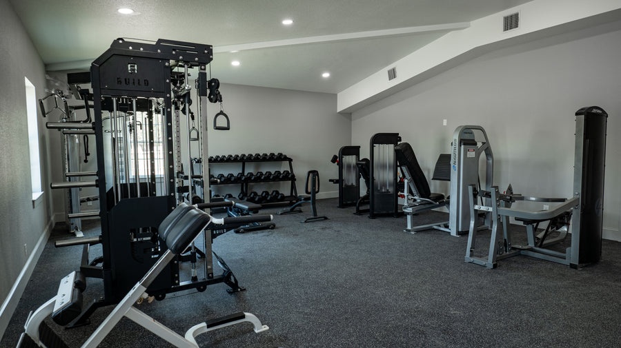 Home gym with cardio