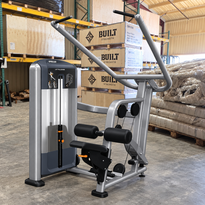 Precor Discovery Series Lat Pulldown (Remanufactured) in warehouse