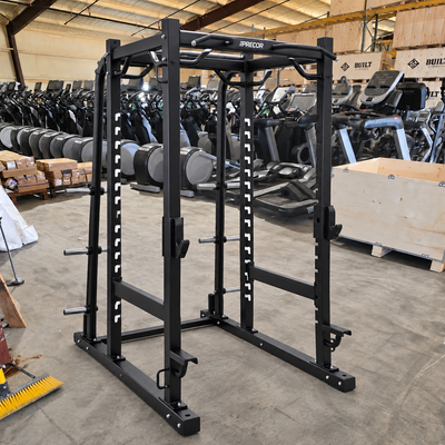 Precor Discovery Series Power Rack (Remanufactured) in warehouse