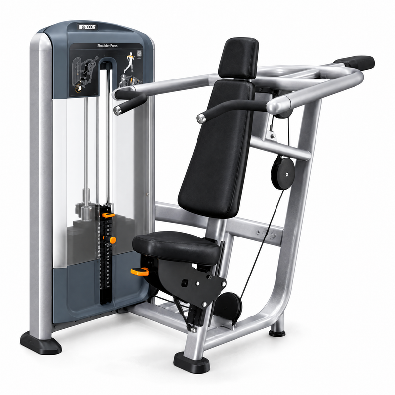 Precor Discovery Series Shoulder Press, black
