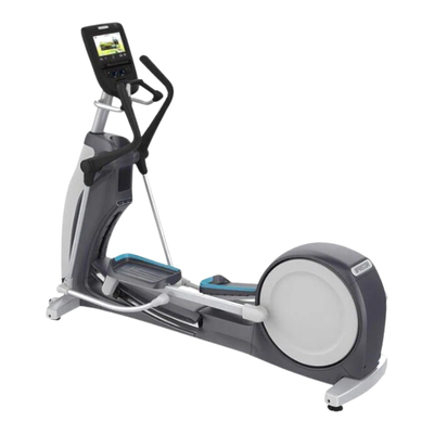 Precor EFX 865 Total Body Elliptical w/ P62 Console & Converging Crossramp (Remanufactured), Gray Frame [Pre-EFX865-P63]