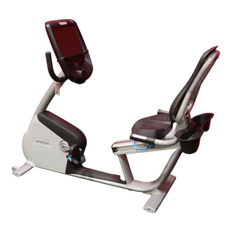 Precor RBK 885 Recumbent Bike w/P82 Console (Remanufactured), Black Trim [PR-RBK885P82B]
