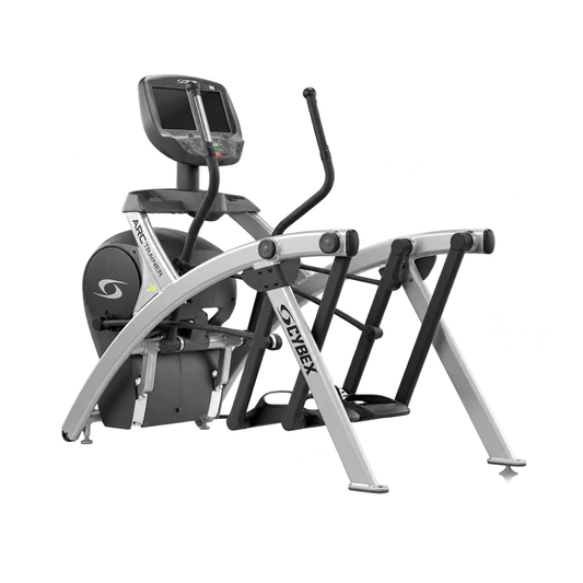 Cybex 525AT Arc Trainer w/ E3 Console — Silver Frame