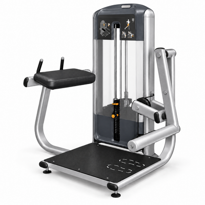 Precor Discovery Series Glute Extension, black upholstery