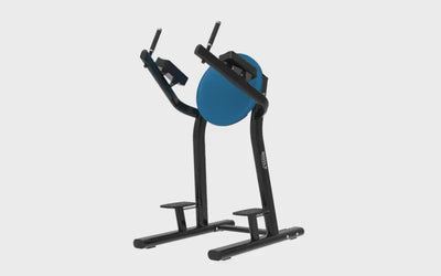 BUILT Strength Foundation Series Leg Raise Abdominal Machine w/ Inflatable Ball