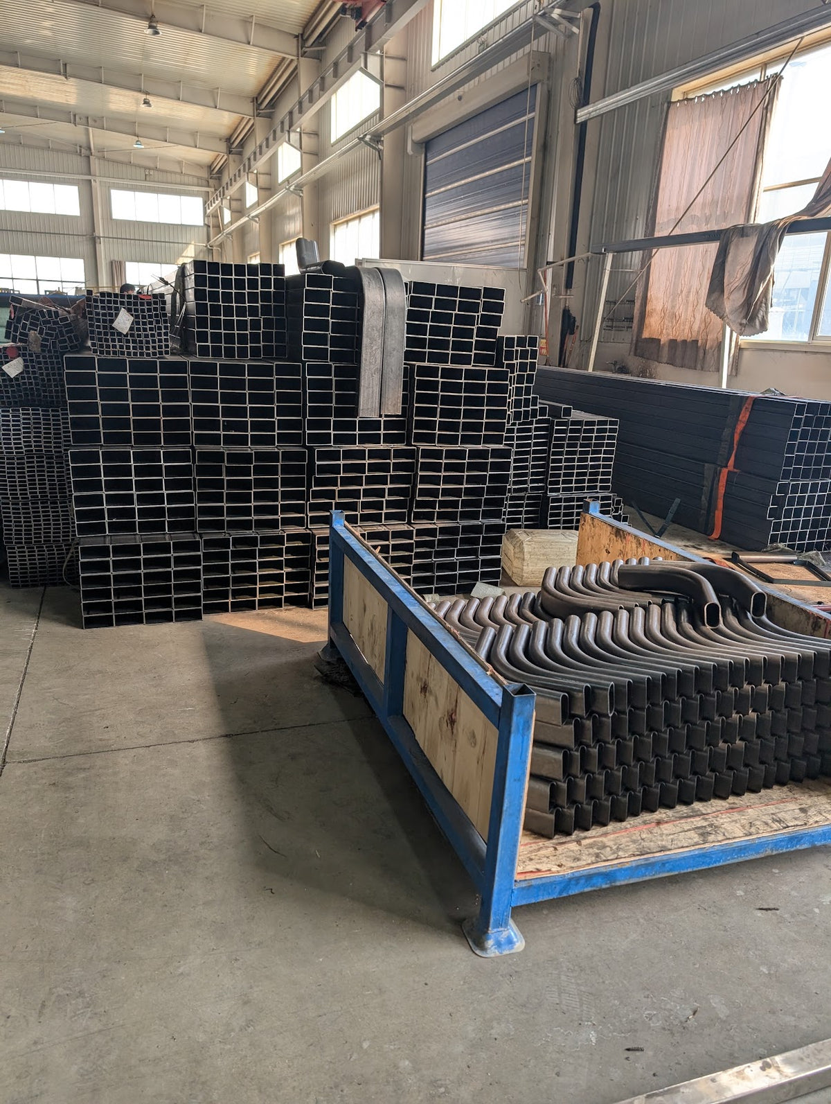 Steel comes in