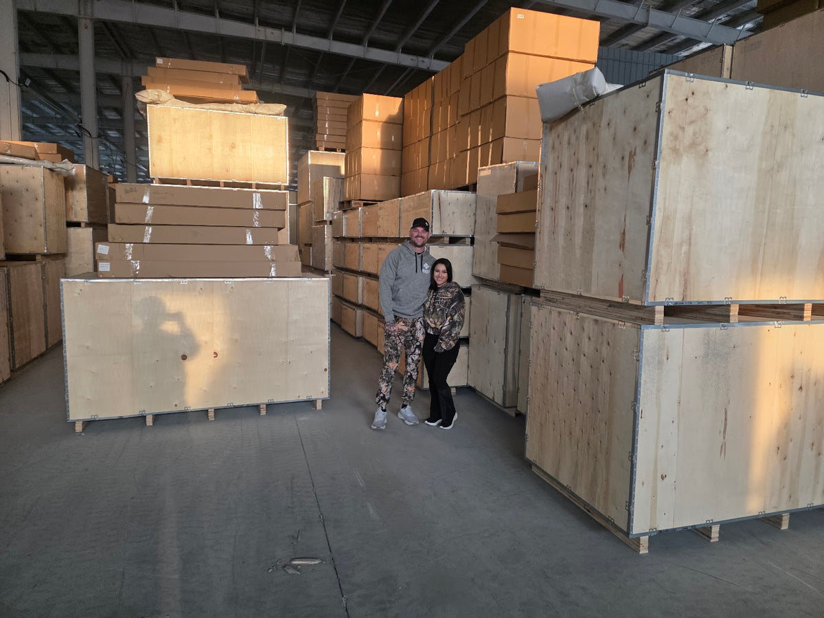 Crated for Texas